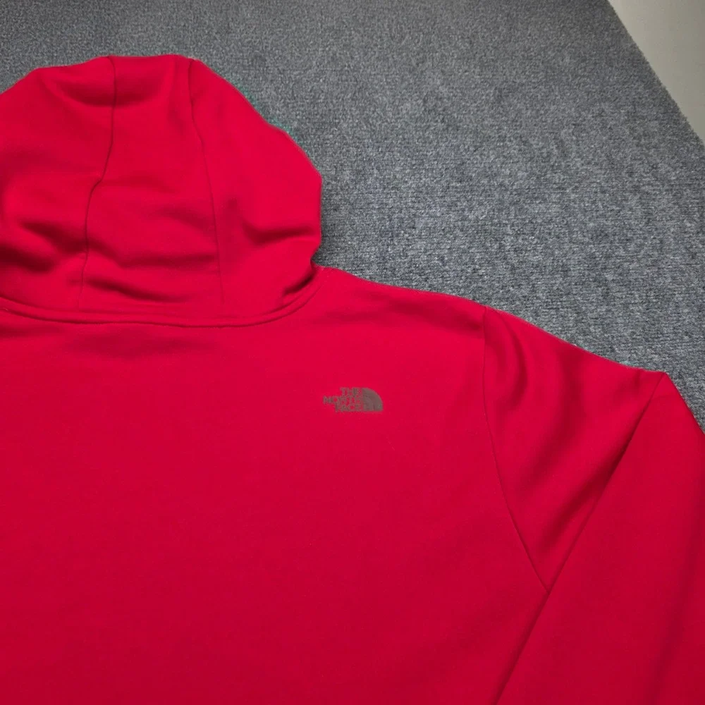 The North Face Men's XL Hoodie Red Pullover‎ Sweatshirt Logo A6S8 Fall 2014